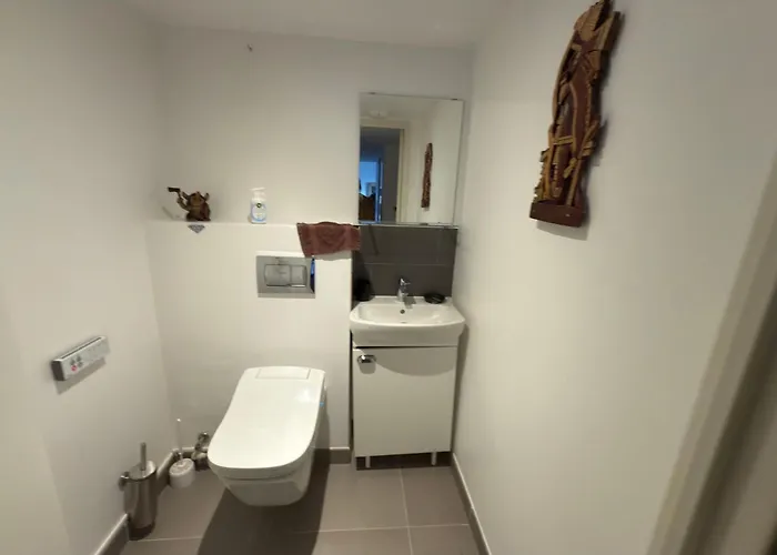 公寓 T3 Neuf-plage 3mn Parking Prive 昂蒂布